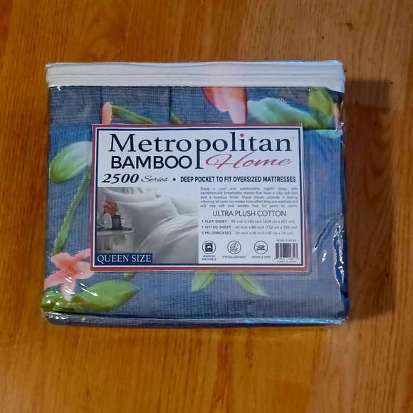 BAMBOO Bedding Nwt Metropolitan Bamboo Home 4pc Sheet Set Poshmark